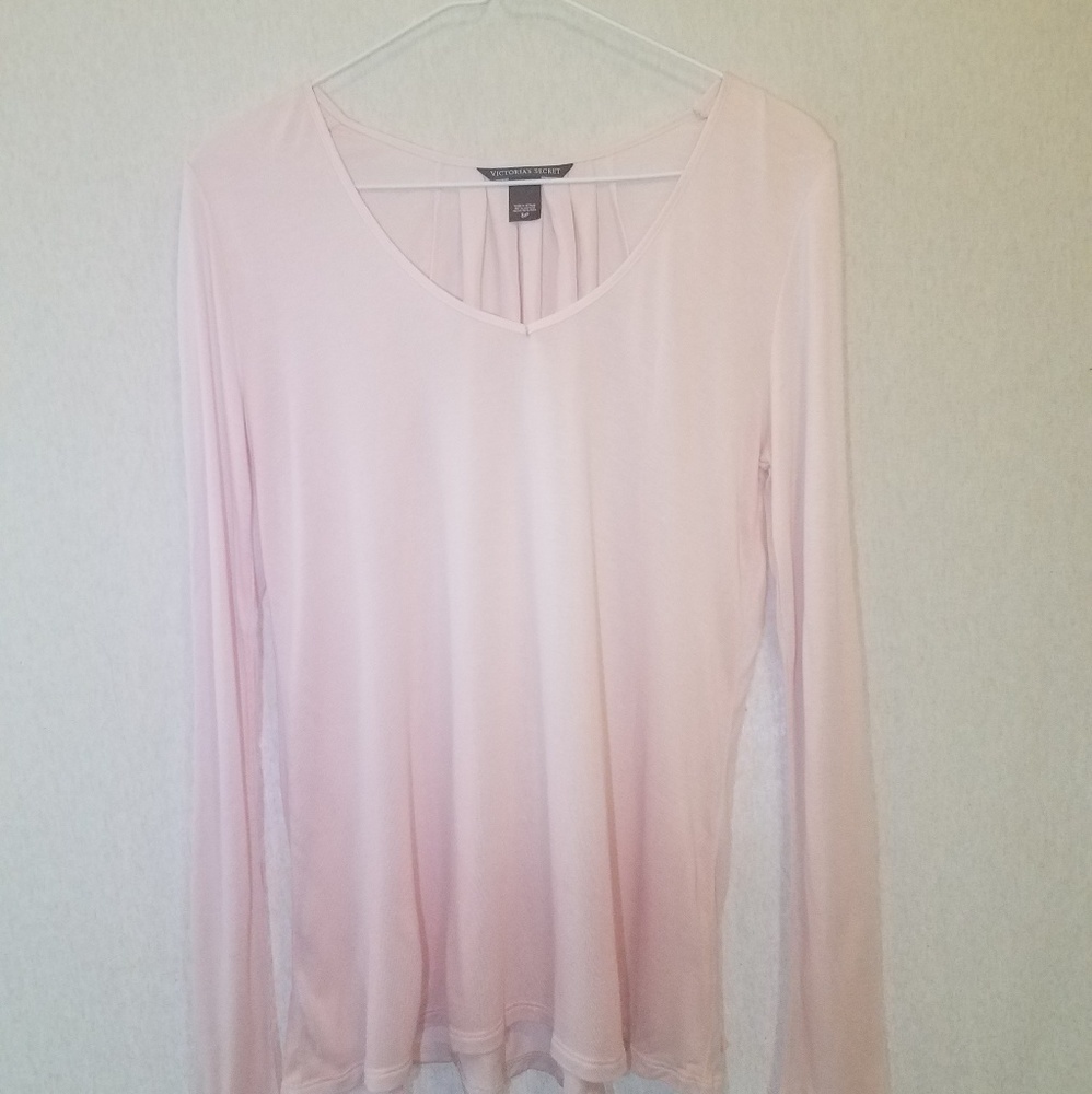 Victoria's Secret Ballet Pink Long Sleeve V-Neck